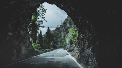 Limone Sul Garda's Tunnel - From Inside, Italy
