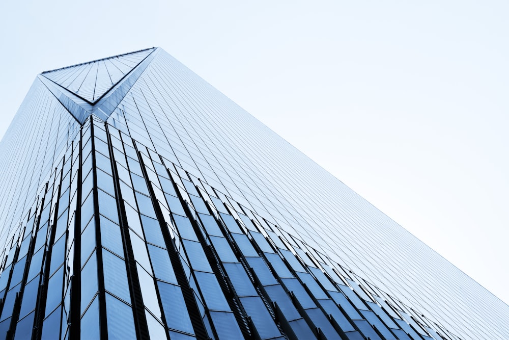 low angle photography of high rise building