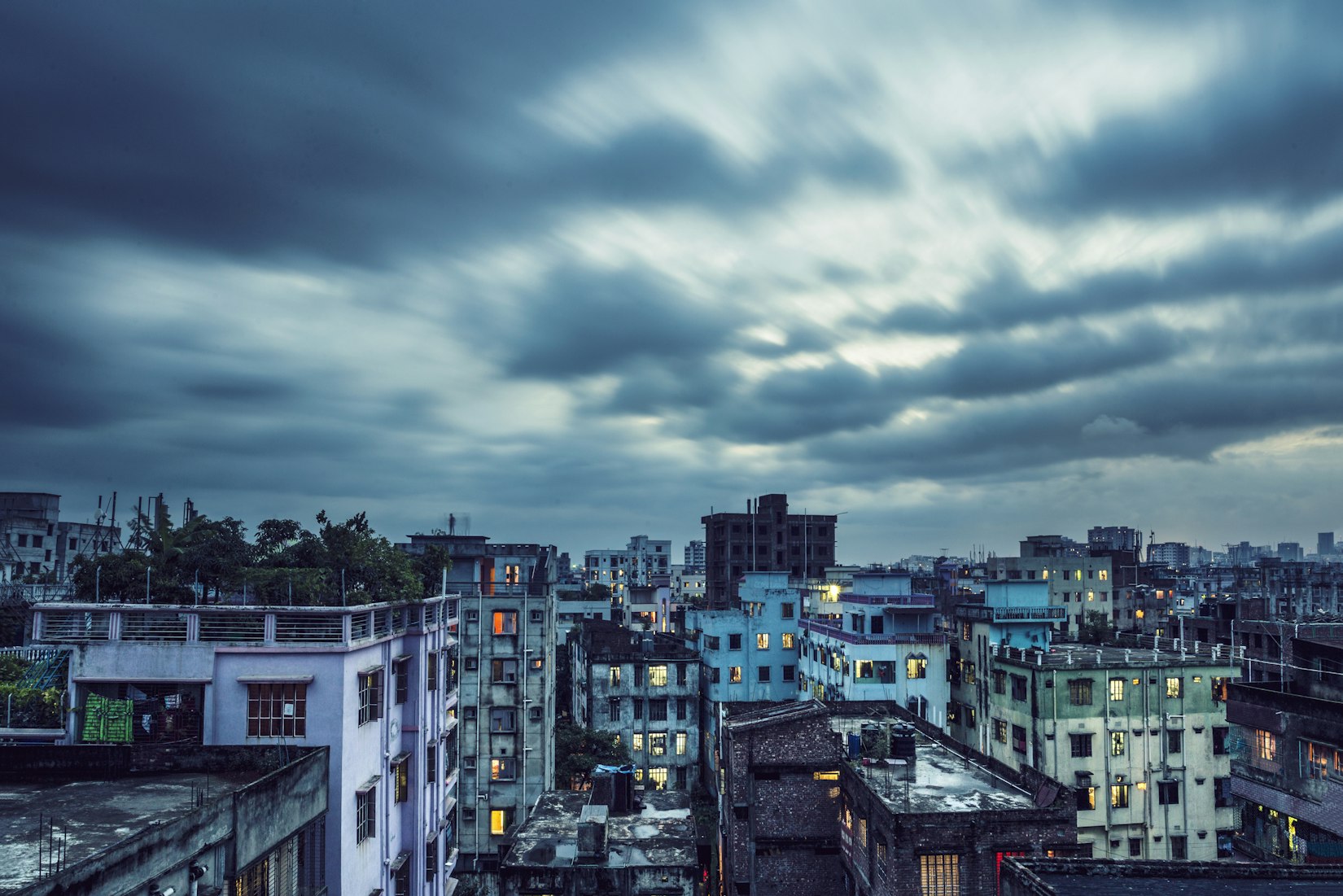Residential buildings in Dhaka, Bangladesh (Ahmed Hasan via Unsplash)