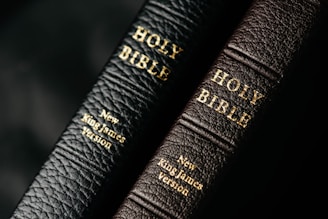 two Holy Bibles