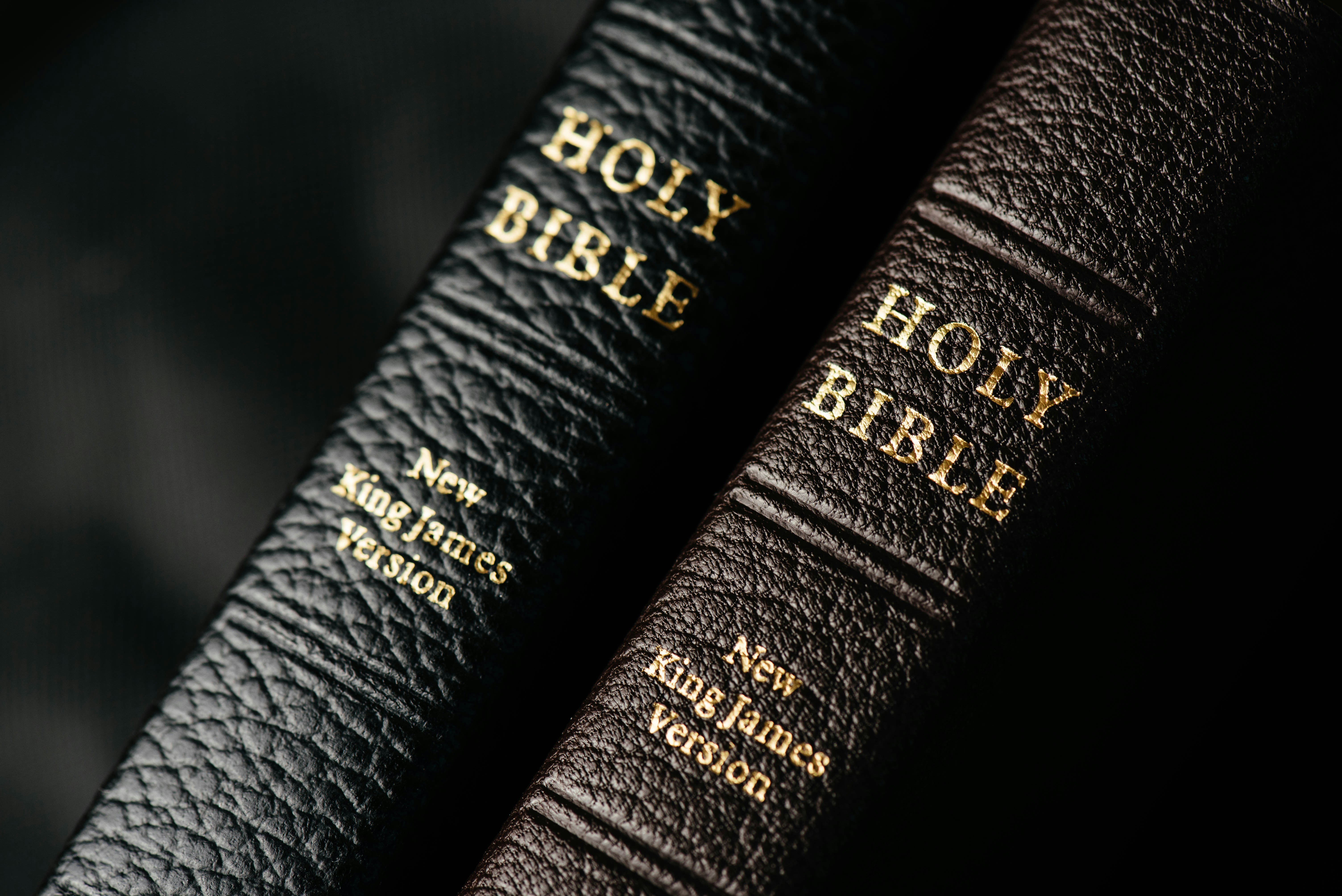 Two leather bibles