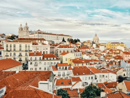 Portugal during the April 2025 blackout, with buildings and houses in darkness.