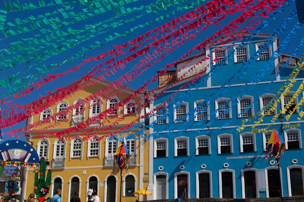 A vibrant community gathering in Concepción de Buenos Aires, Jalisco, with purple and light blue accents.