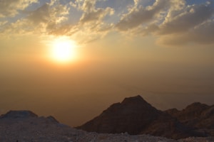 Escalada al atardecer