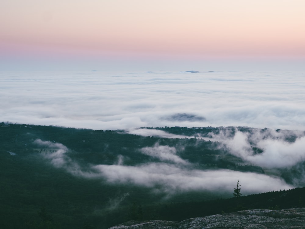 sea of clouds photography