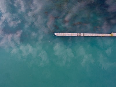 top view of body of water michigan zoom background