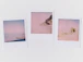 three beach illustrations