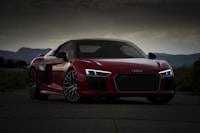 Customer's Audi R8 at golden hour