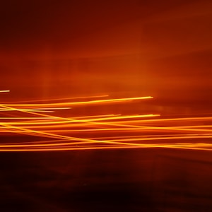 landscape photography of orange lights