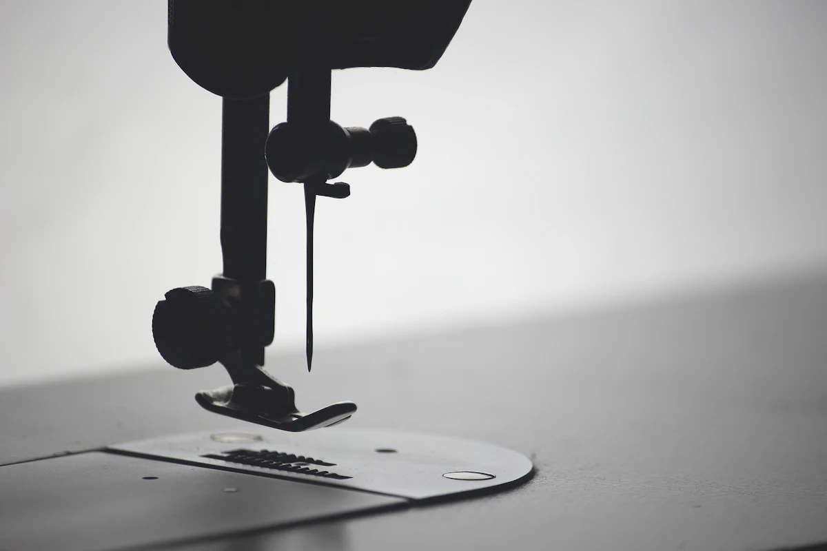 Tape measure and shears on the cutting table