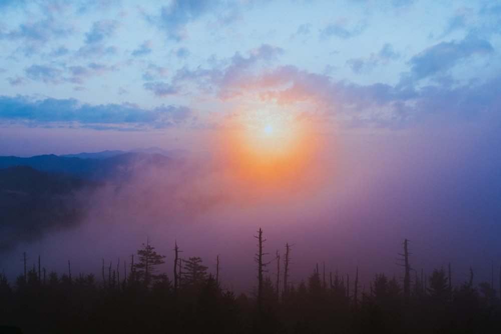 sun with clouds