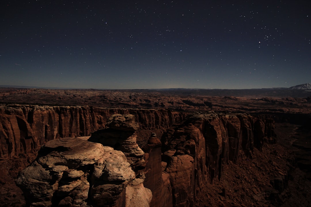 Grand Canyon under stars