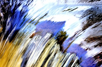 Abstract sound waves blending electronic and acoustic elements visually.