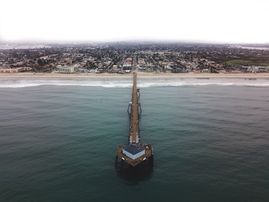 brown wooden port on body of water in Imperial Beach United States