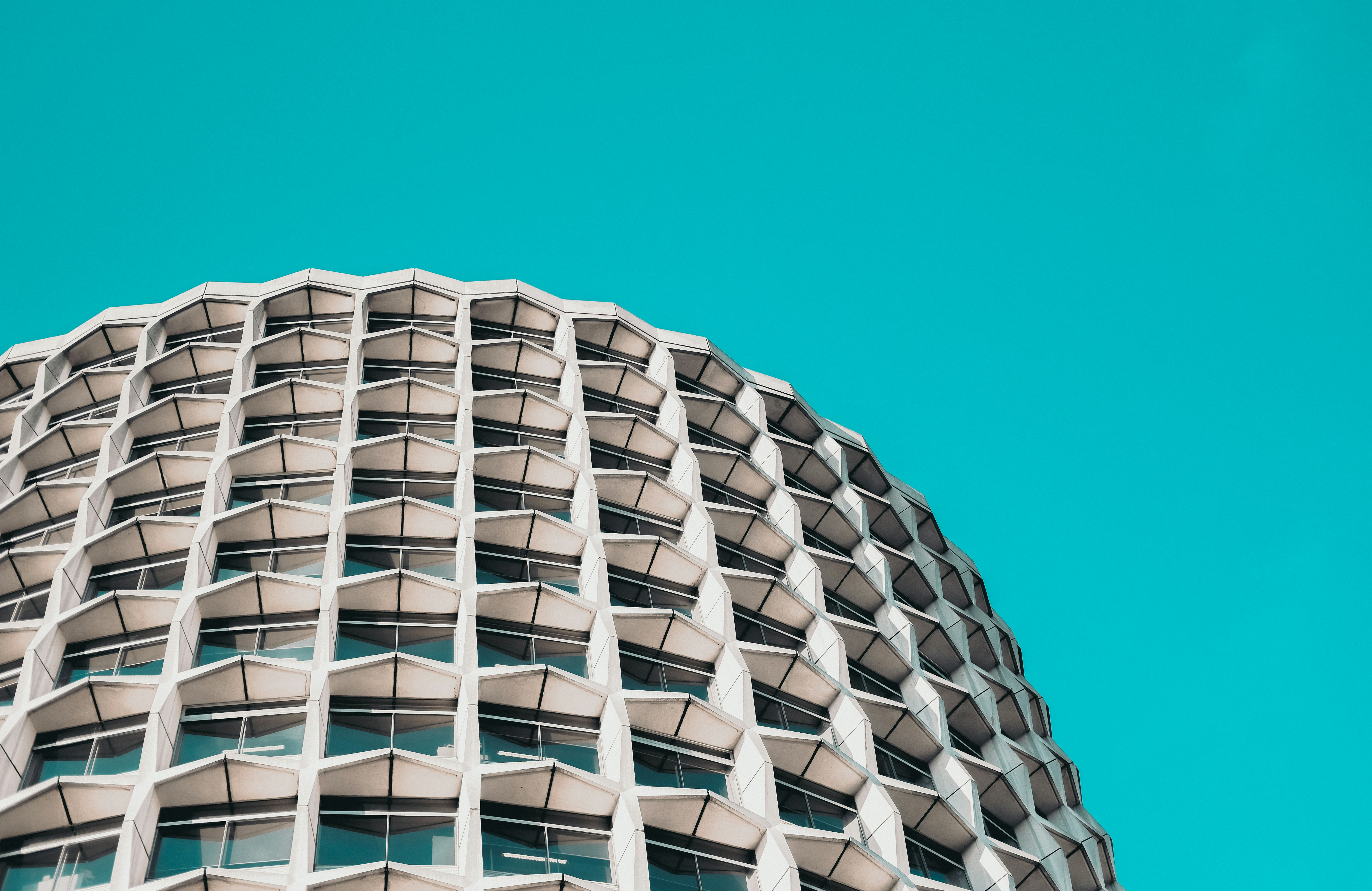 photography of white concrete building