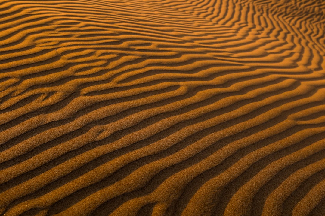 aerial view photography of sand dune