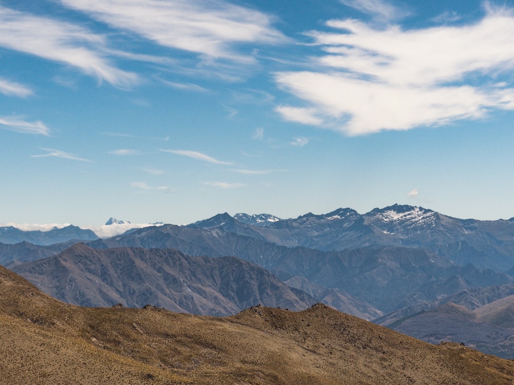 brown rocky mountain under blue sky during daytime