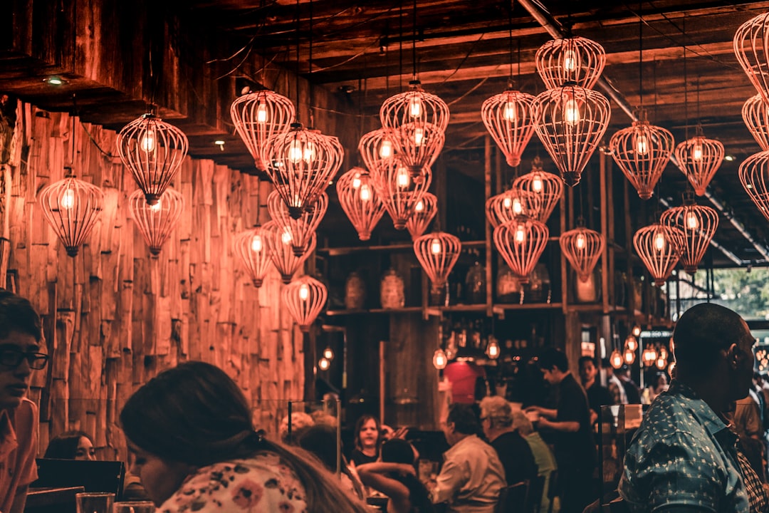 restaurant interior design, Great Vibe in here.