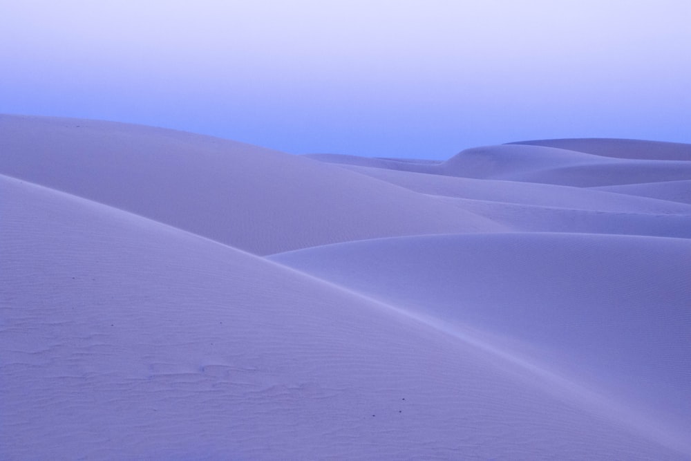 Fotografía de paisaje de vacío