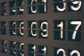 assorted numbers photography