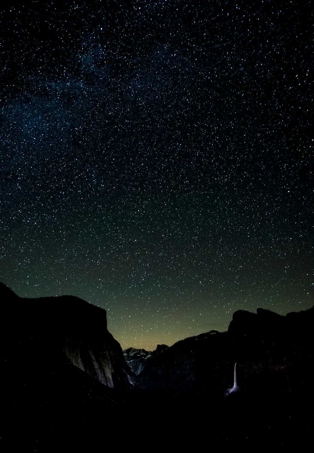 Galaxienansicht am Nachthimmel