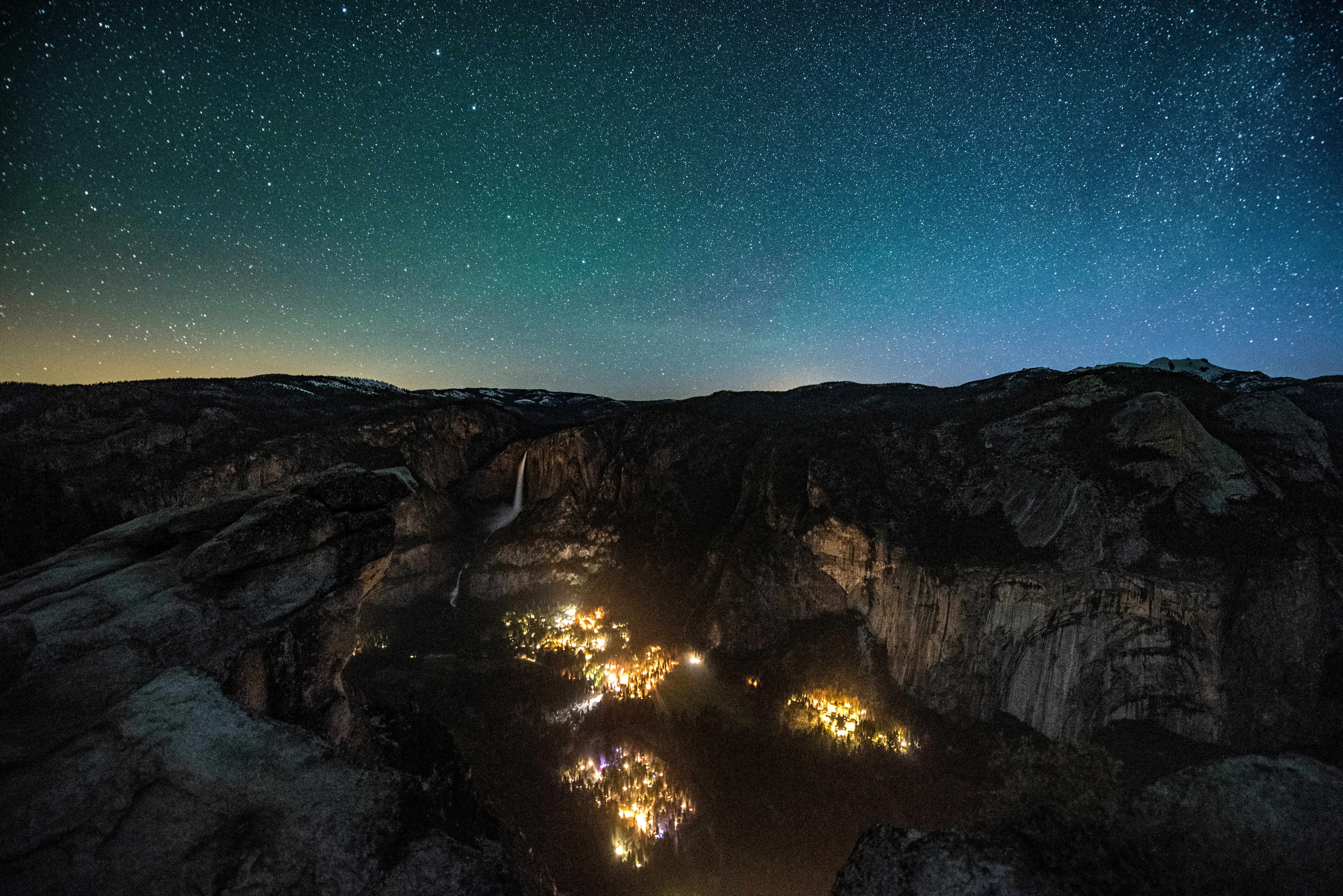 village surrounded by rock formations