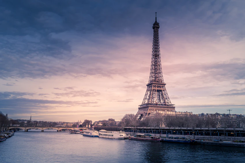 París durante un viaje por Europa