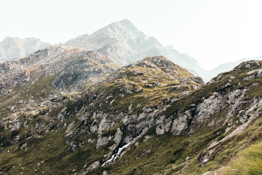 green mountain in Wangenitzsee Austria