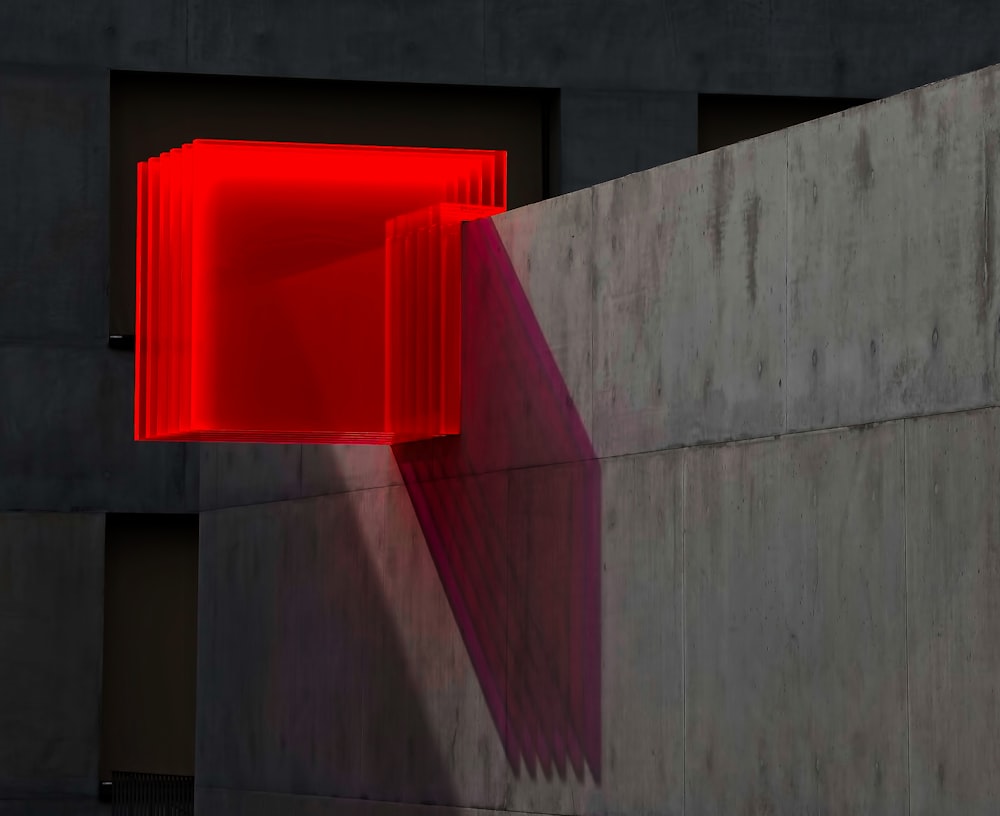 square red LED box