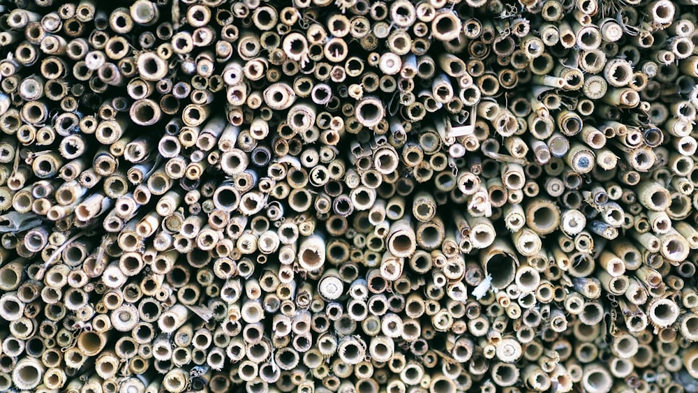 brown tube pipe lot