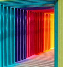 multicolored wall in shallow focus photography