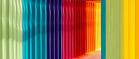 multicolored wall in shallow focus photography