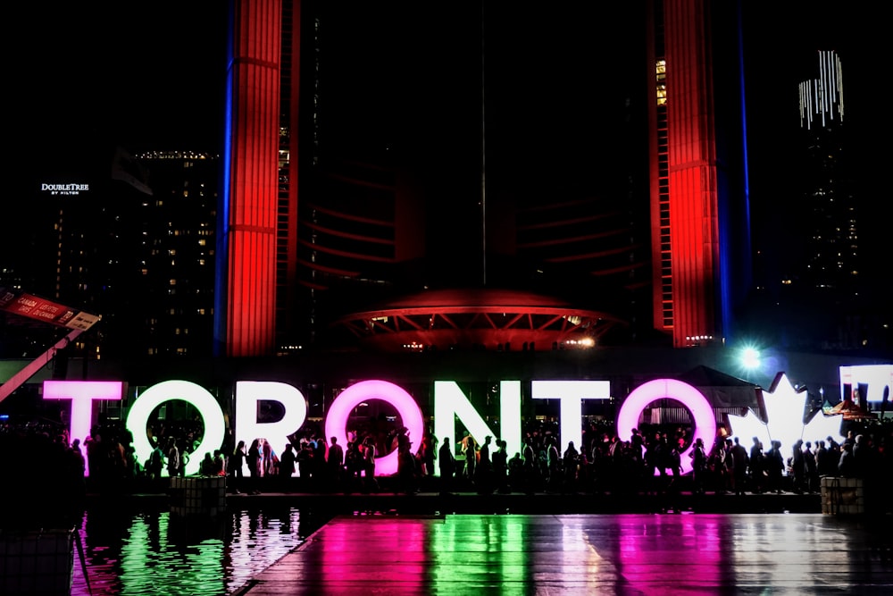 LED-Schild in Toronto