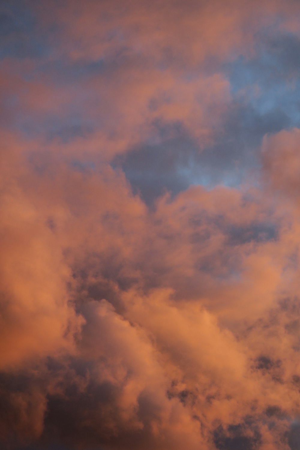 white and blue clouds