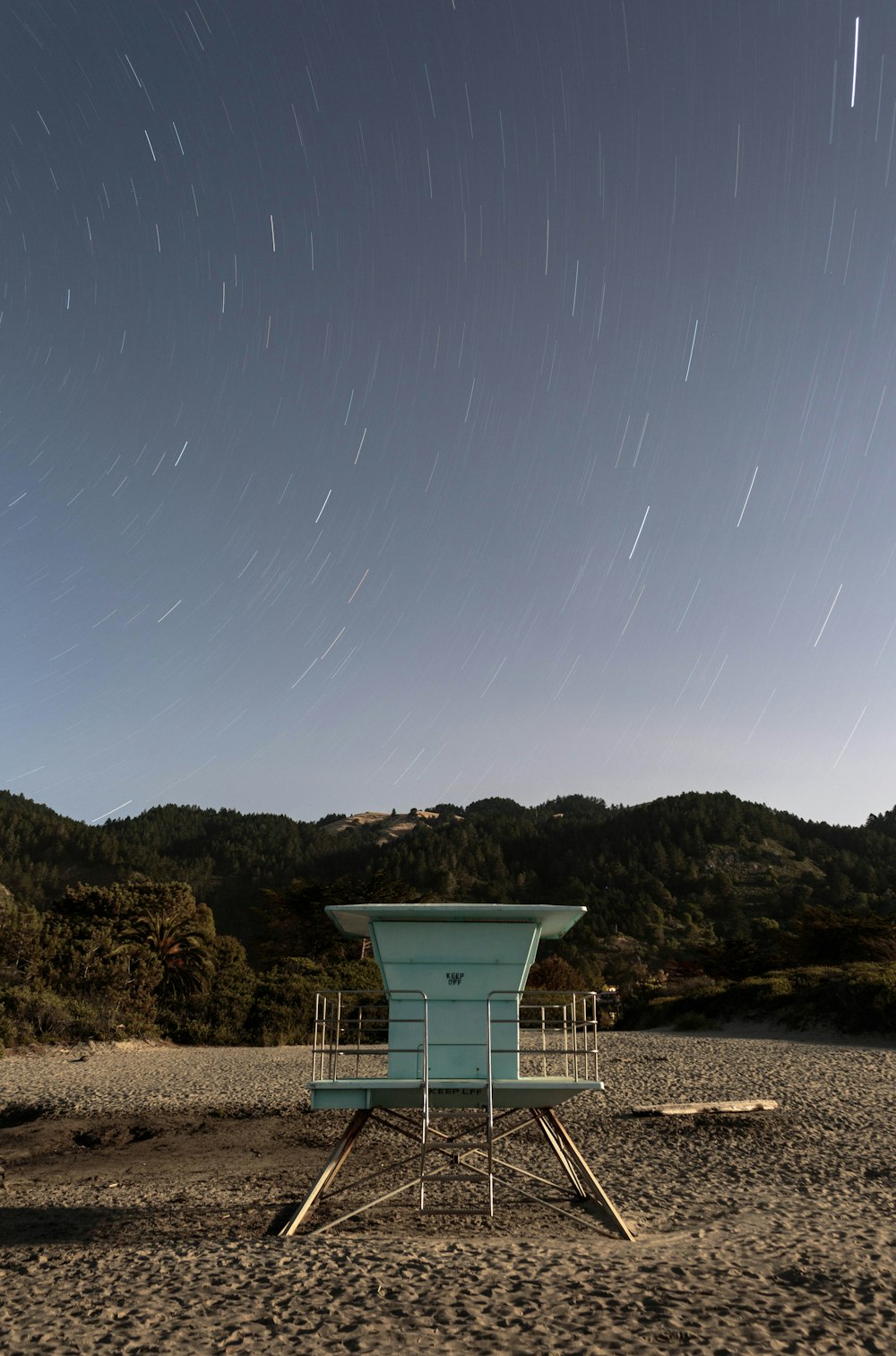 lifeguard house under clear sky