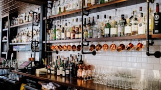 assorted wine bottles