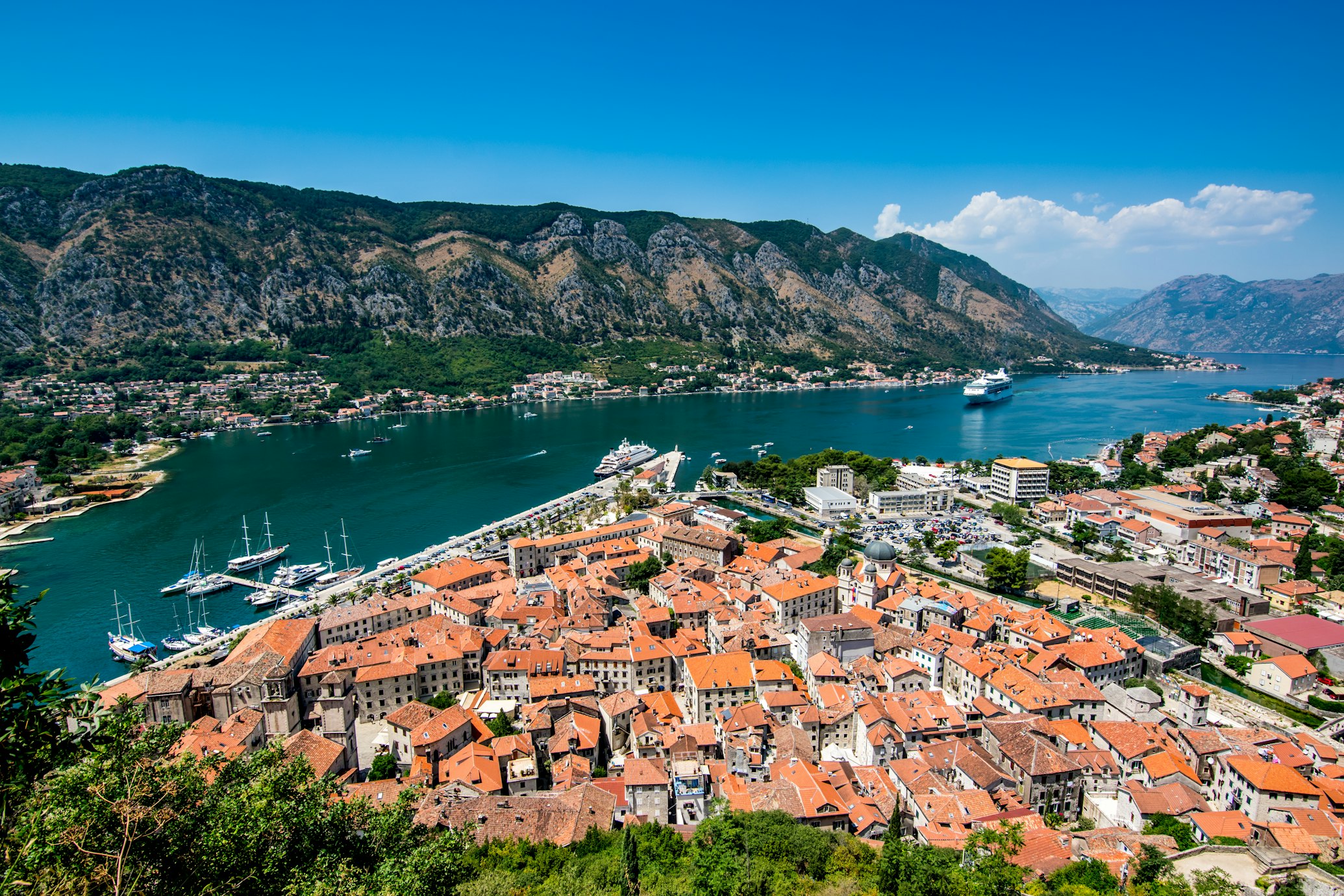Bocche di Cattaro e la vicina Kotor
