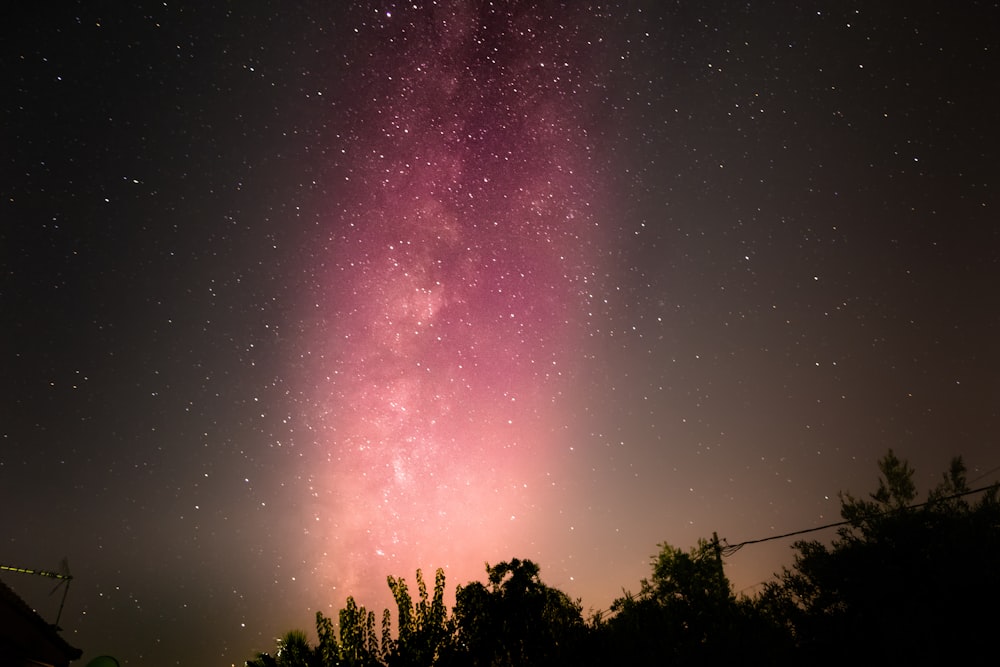 Fulmine dell'aurora boreale