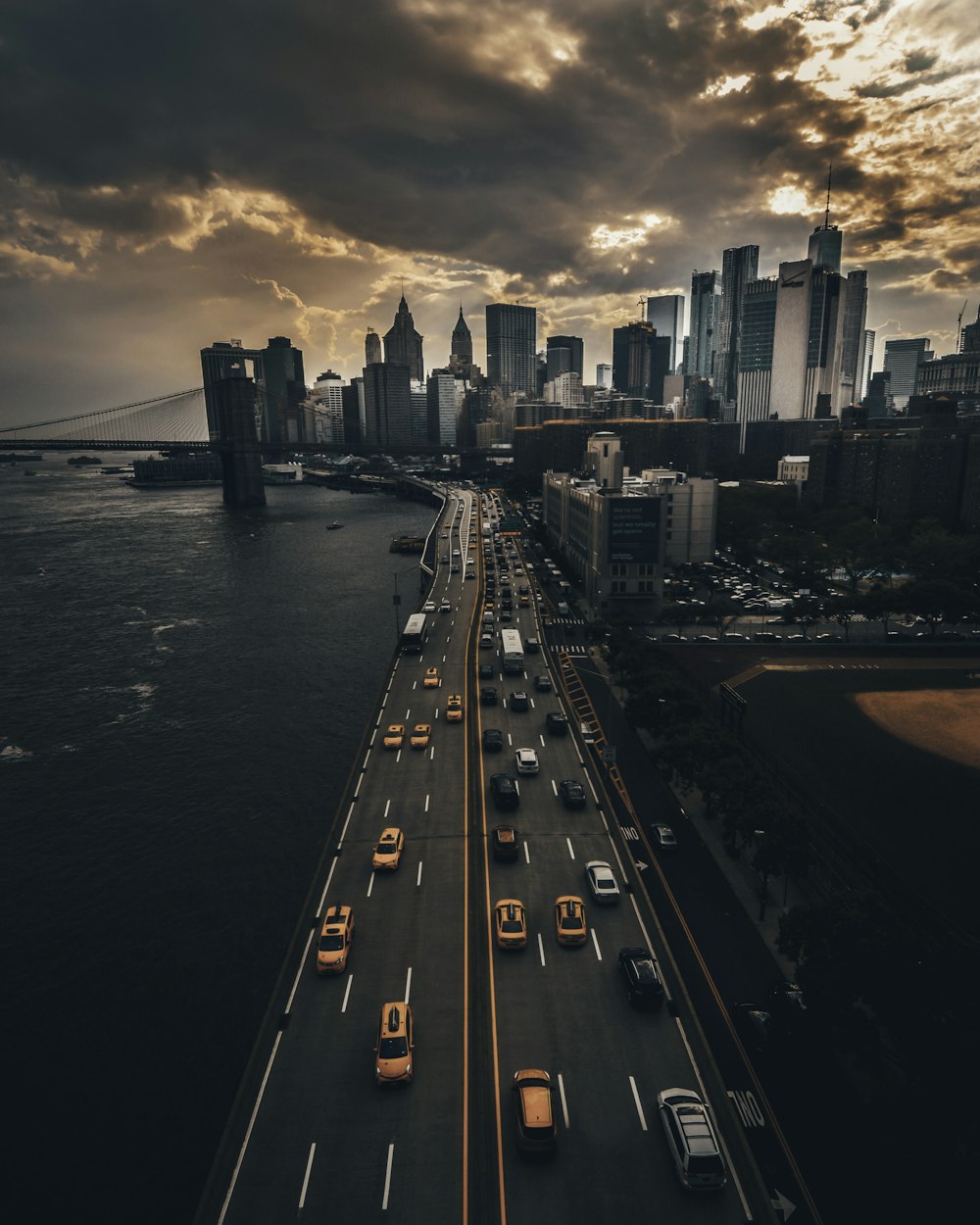 vehicles traveling on road