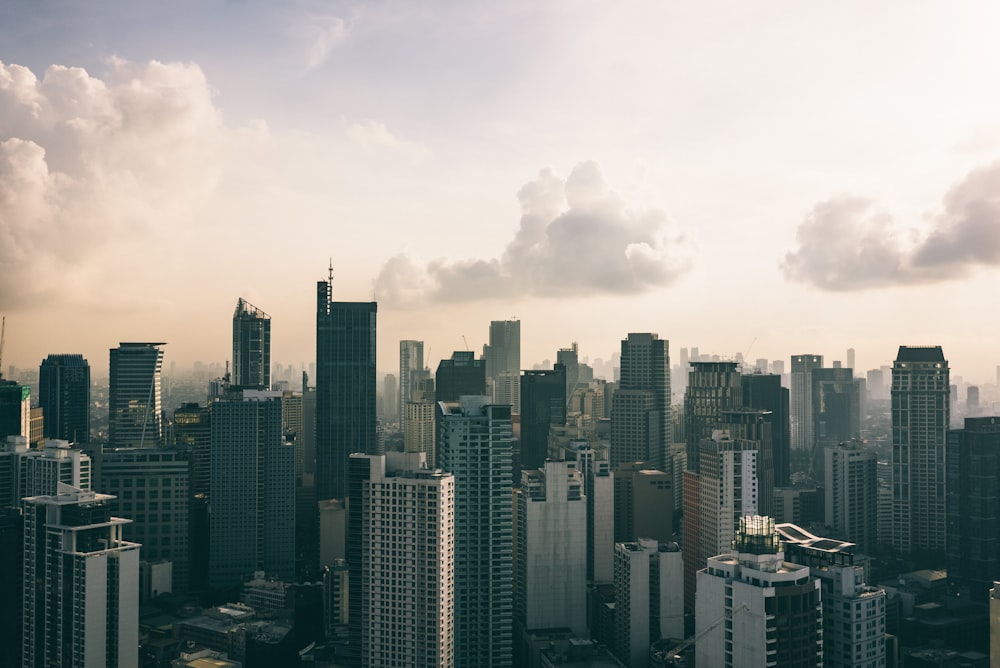 landscape photography of high-rise buildings