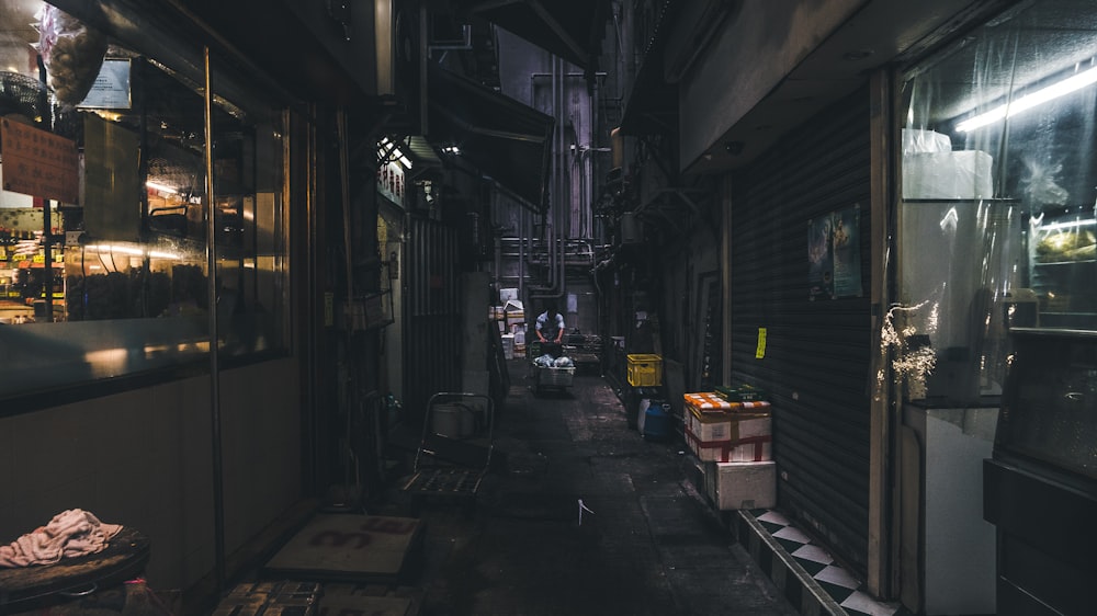 street at night time