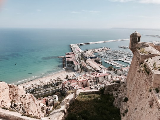 pier during daytime in Port of Alicante Spain