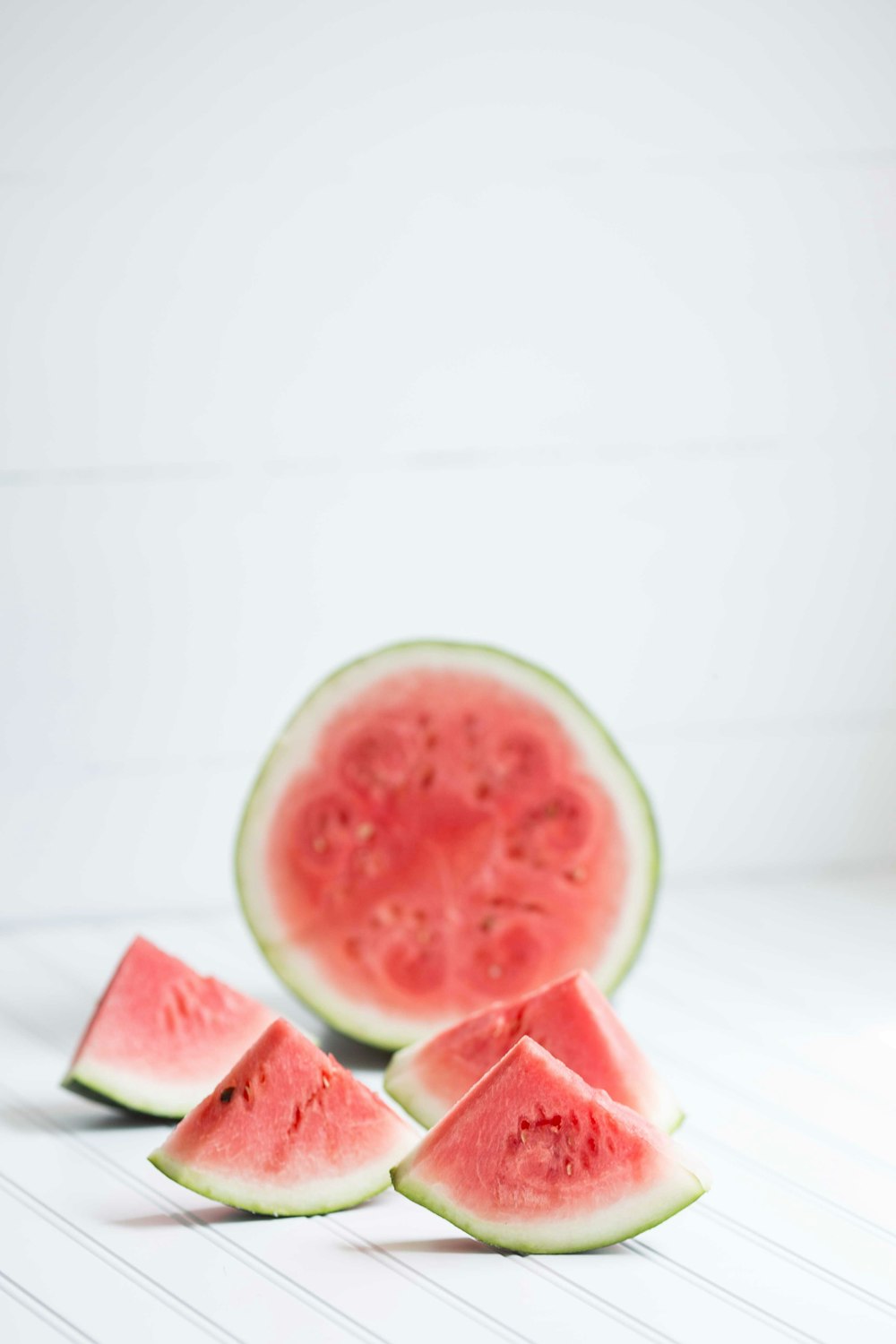 in Scheiben geschnittene Wassermelone