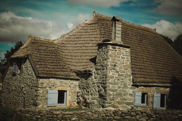 The historic exterior of the buttery cottage.