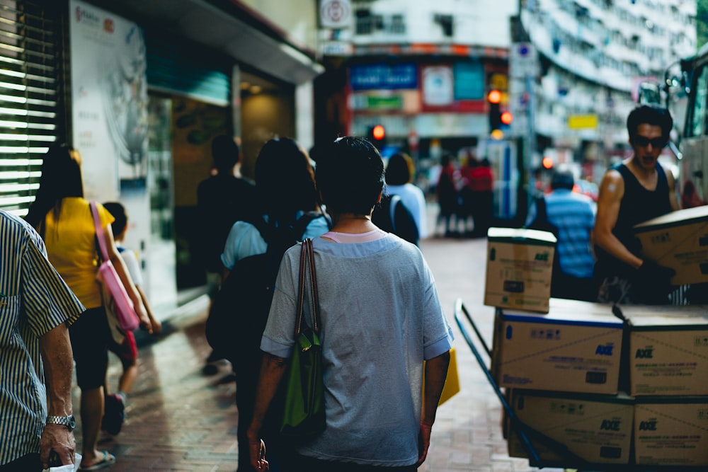 people walking on street during daytime