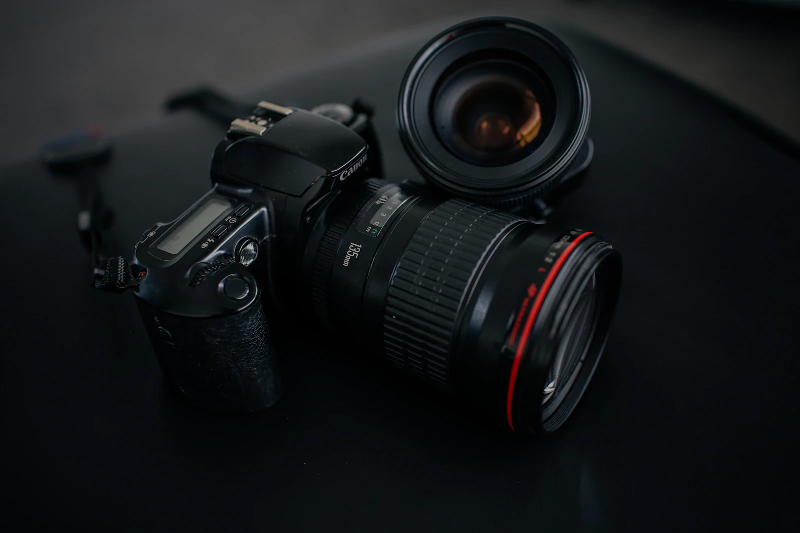 Studio camera and creator equipment arranged for a professional shoot