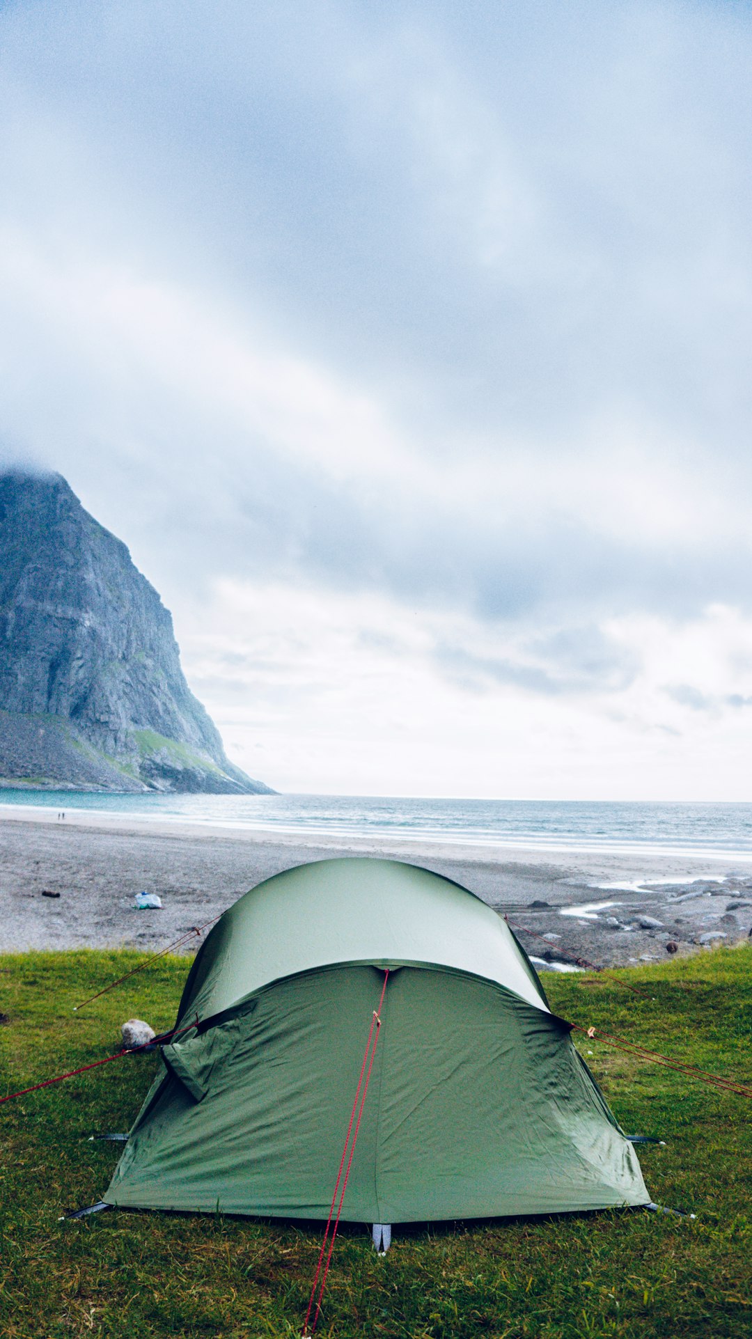 Camping photo spot Kvalvika Beach Norway