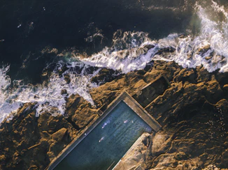 aerial shot of body of water during daytime