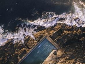 aerial shot of body of water during daytime