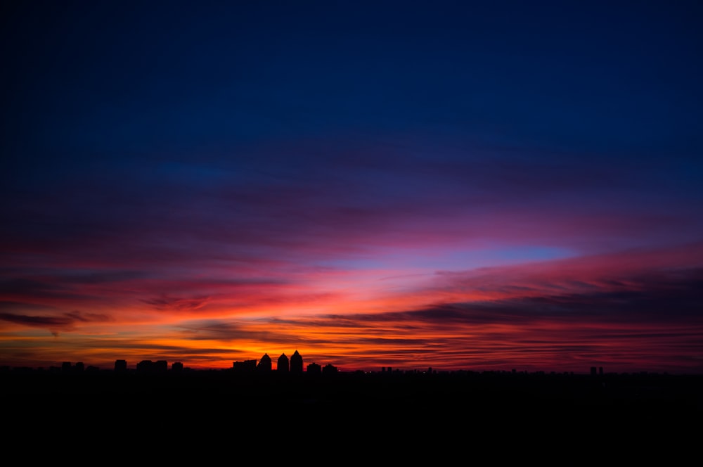 clouds on sunset